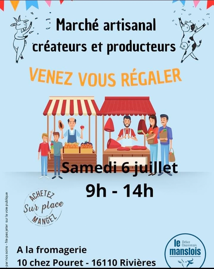 Retrouvez-nous demain à la fromagerie le Manslois !