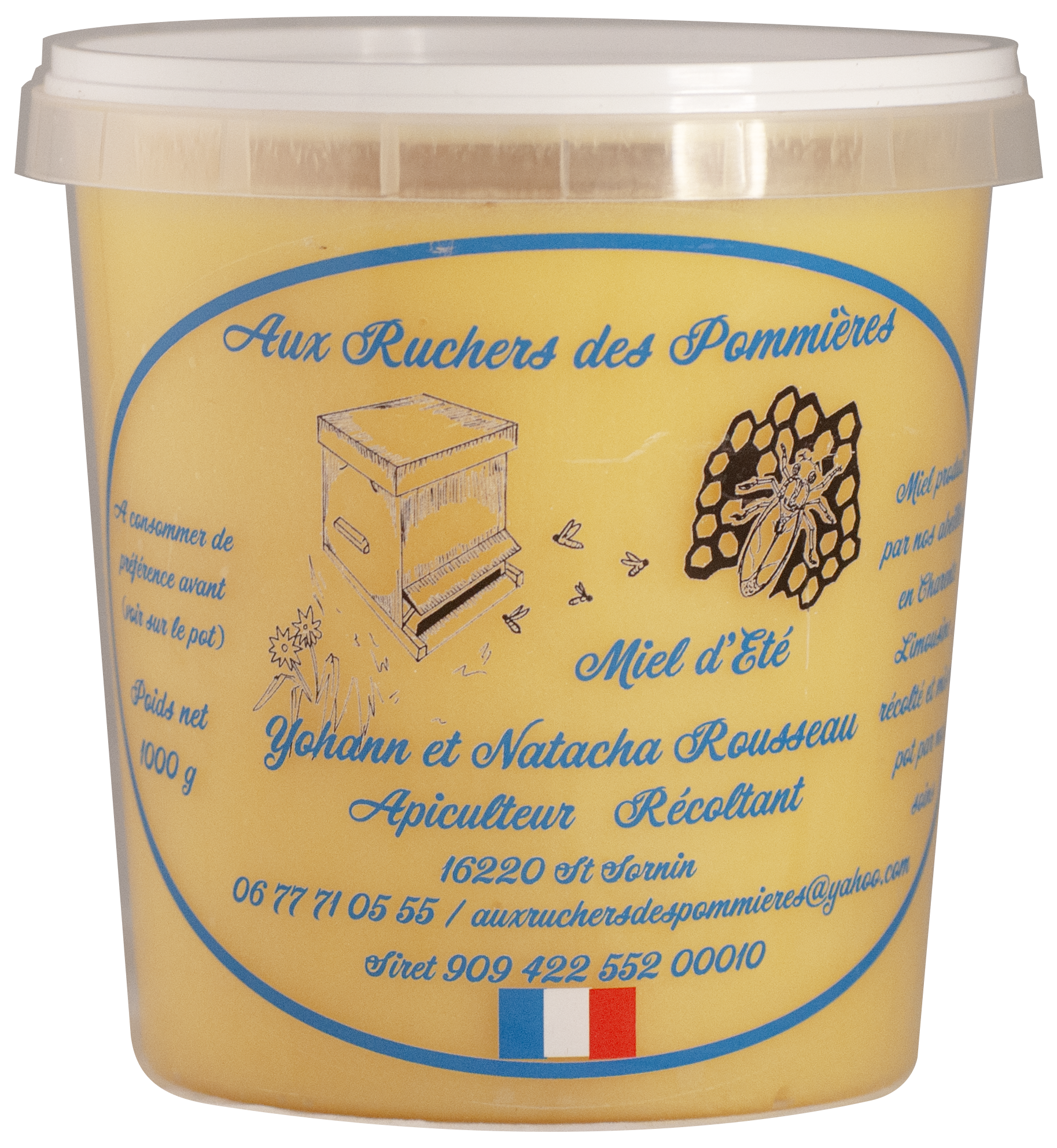 Miel de Tournesol crémeux 1Kg