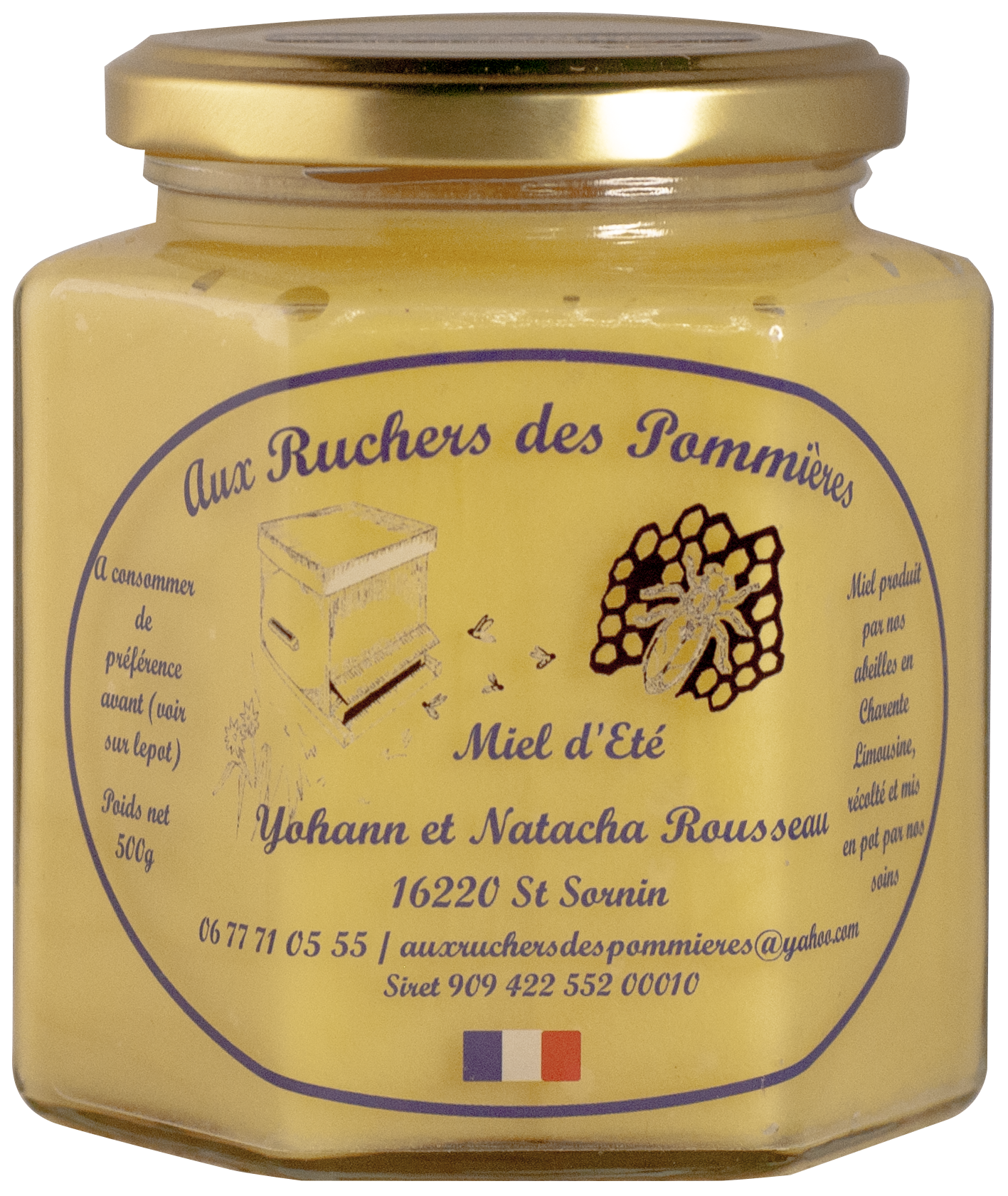 Miel de Tournesol crémeux 500g