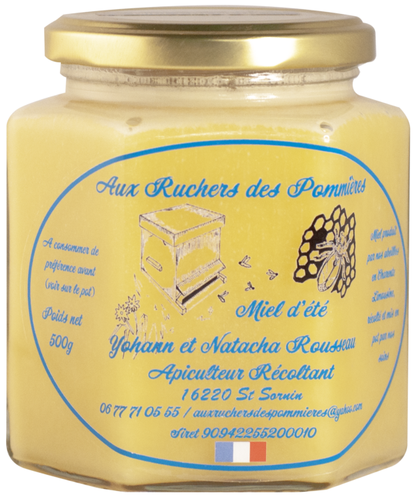 Miel de fleurs crémeux 500g