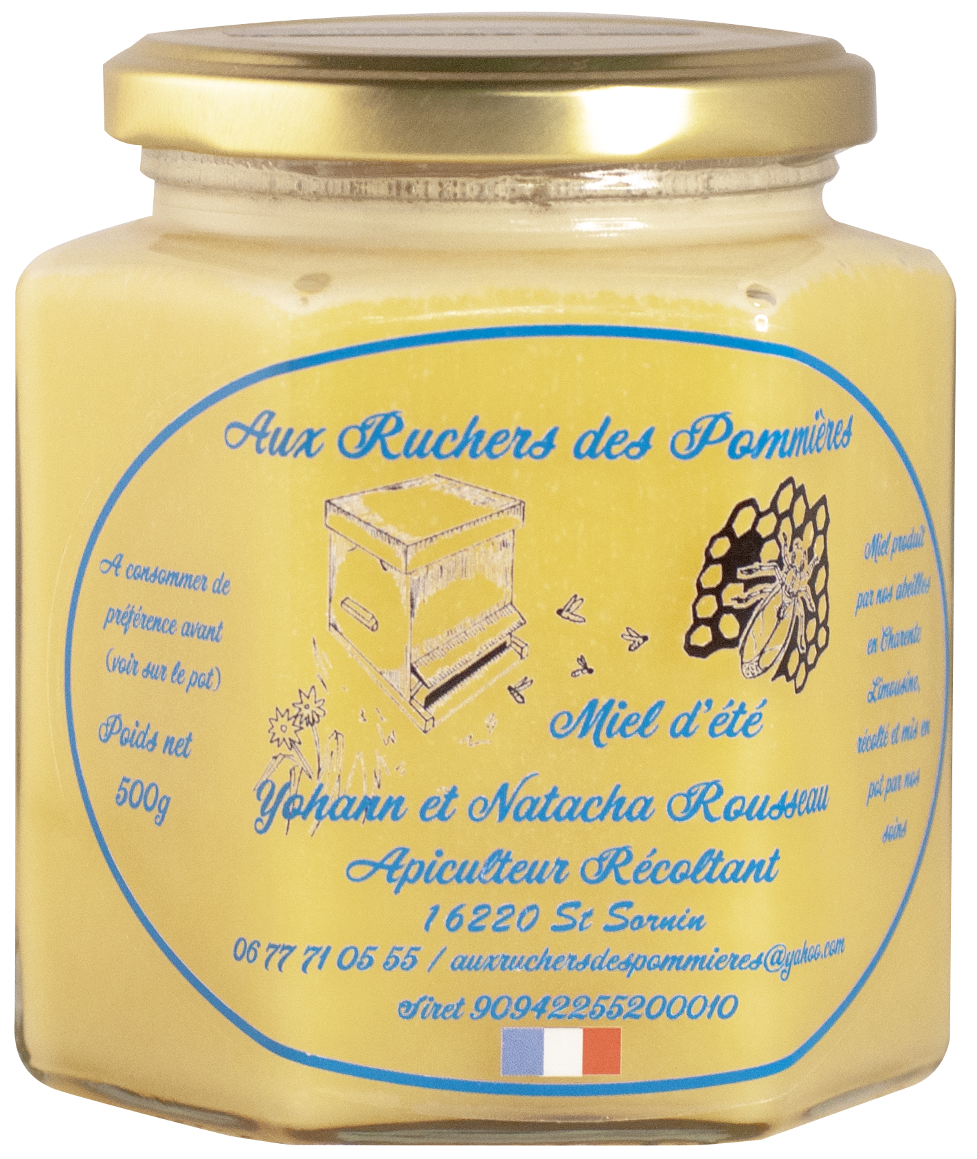Miel de fleurs crémeux 500g