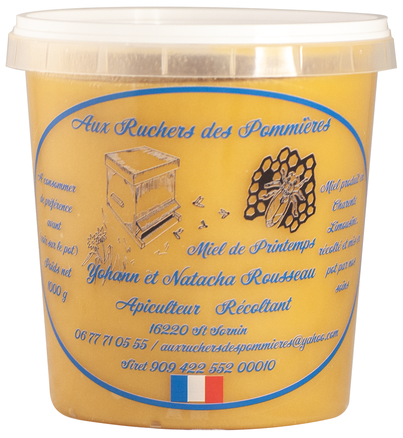 Miel Crémeux de fleures sauvages 1Kg